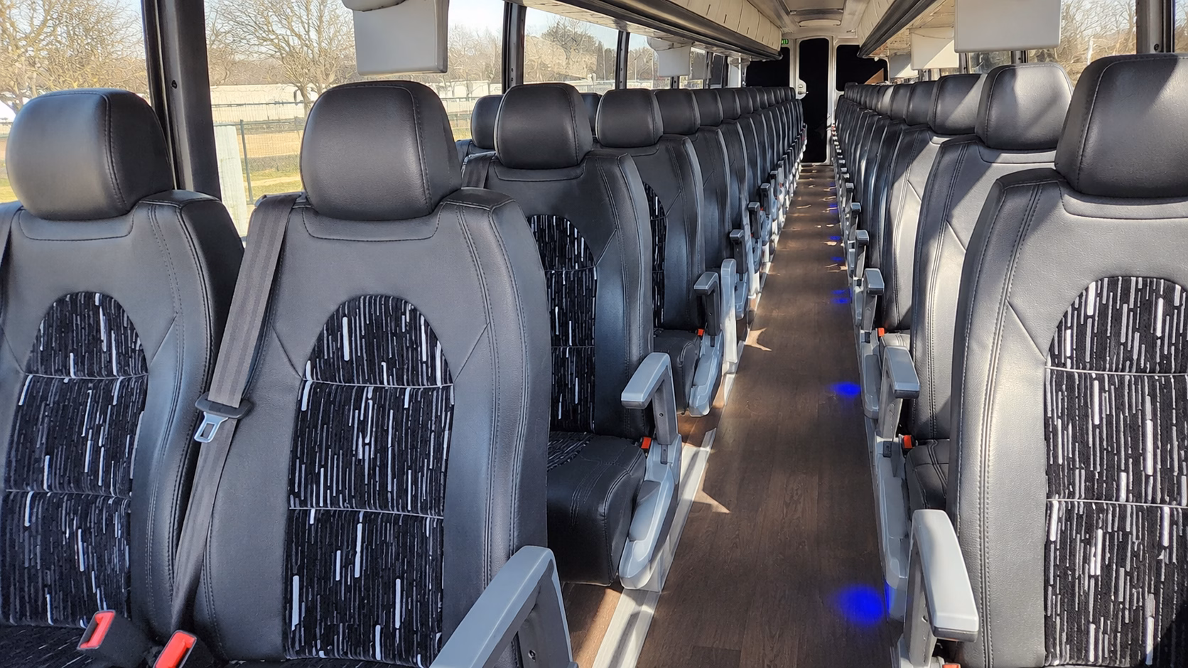 broken arrow charter bus interior gallery