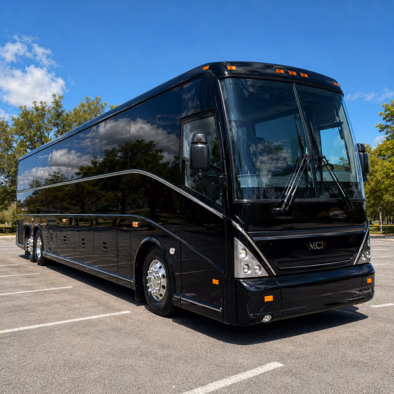 wedding and private event shuttle buses in broken arrow